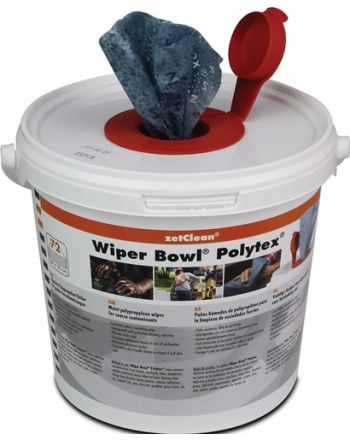 Handreinigungstuch Wiper Bowl Polytex hohe Reinigungskraft 72 Tü.Eimer