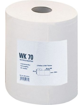 Putztuch WK 70 L380xB290ca.mm weiß 1-lagig Rl.PROMAT