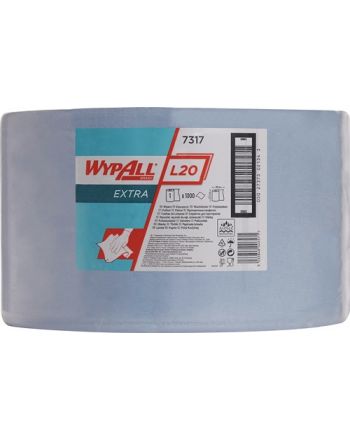 Wischtuch WYPALL L20 EXTRA+ L380xB235ca.mm blau 2-lagig