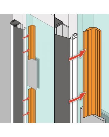 Montageprofil LG1 Glas PLANET