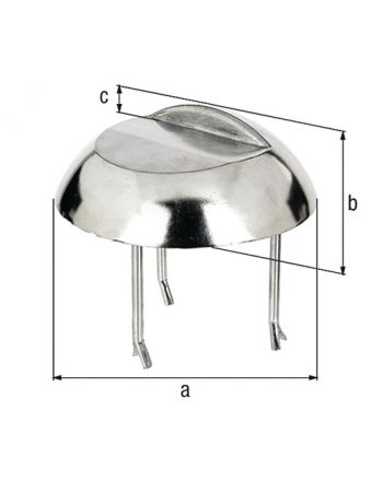 Auflaufstütze Alu-Guss anschr.Betonanker 65mm GAH