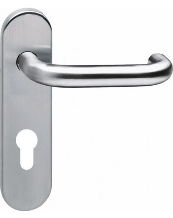 Kurzschildgarnitur 0035.077599A VA 304 PZ rd Wechselgrt.INTERSTEEL