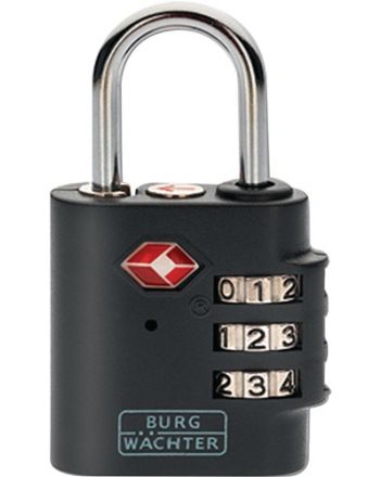 Zahlenvorhangschloss TSA 77 Schlosskörper-B.30mm farbig sortiert Zahlenroll.3