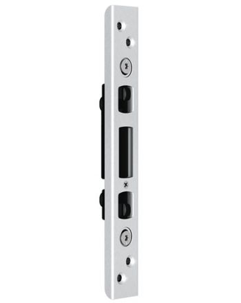 Schließteil 58751 Fallenr./DUO-Bolzenriegel 30x8mm L/R silberf.FUHR