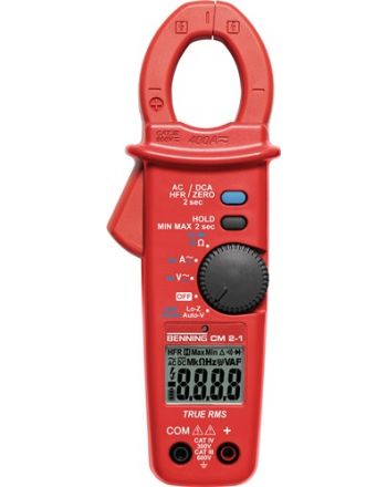 Stromzangenmultimeter CM 2-1 0,01 A-400 A CAT IV 600 V,CAT III 100 V BENNING