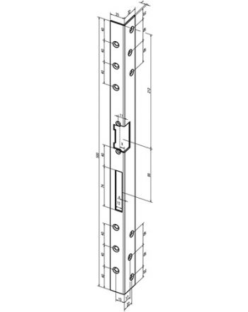 Sicherheits-Winkelschließblech 312 ASSA ABLOY
