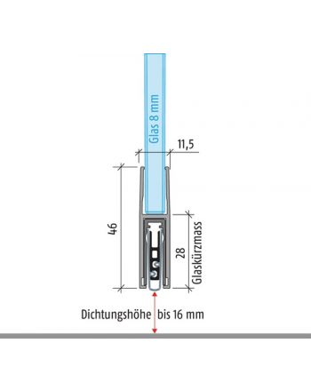 Türdichtung KG-F8 schmal PLANET