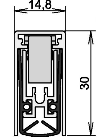 Türdichtung Schall-Ex® L-15/30 WS 1-880 ATHMER